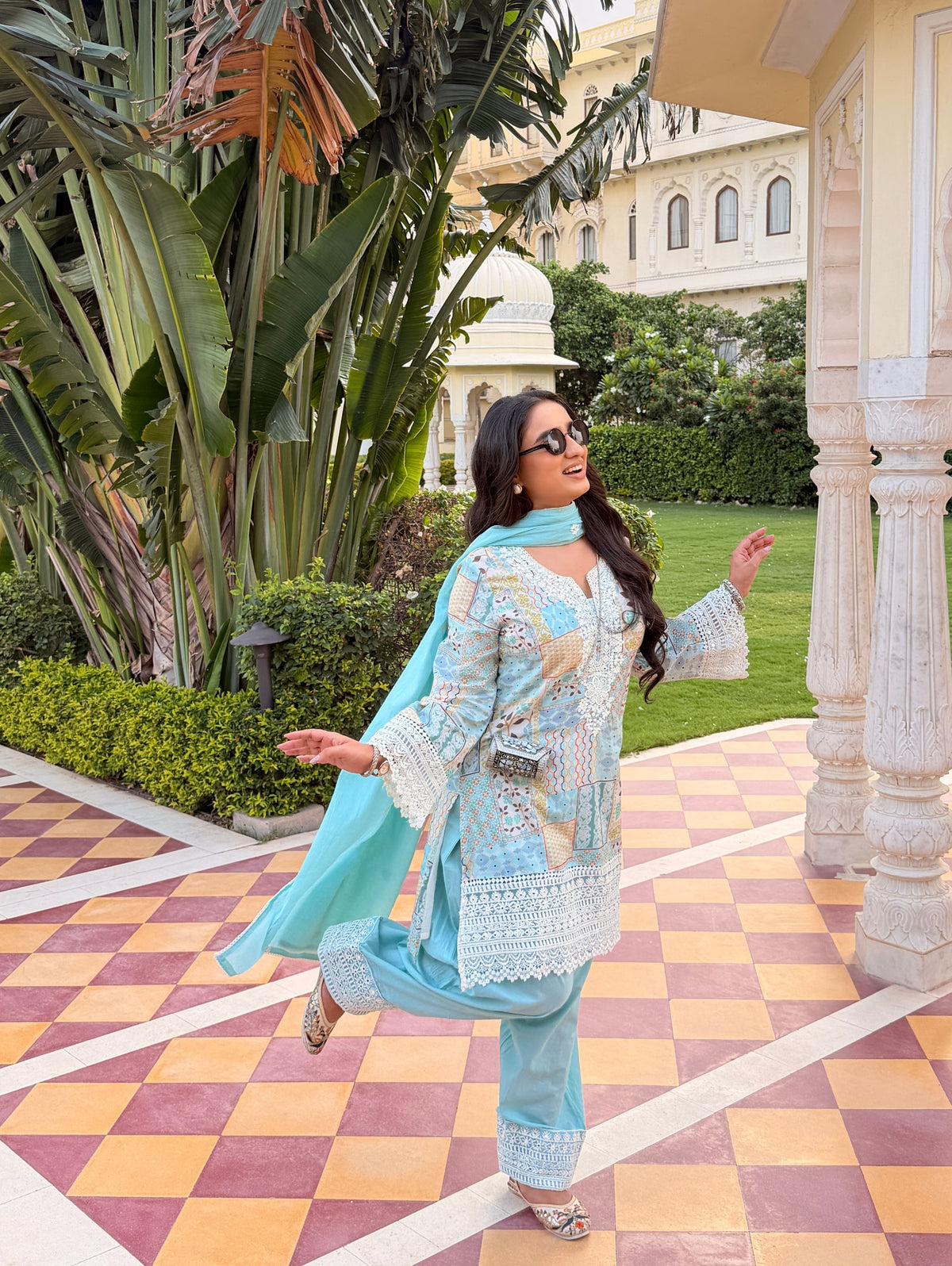 ethnic 3 piece suit set for women