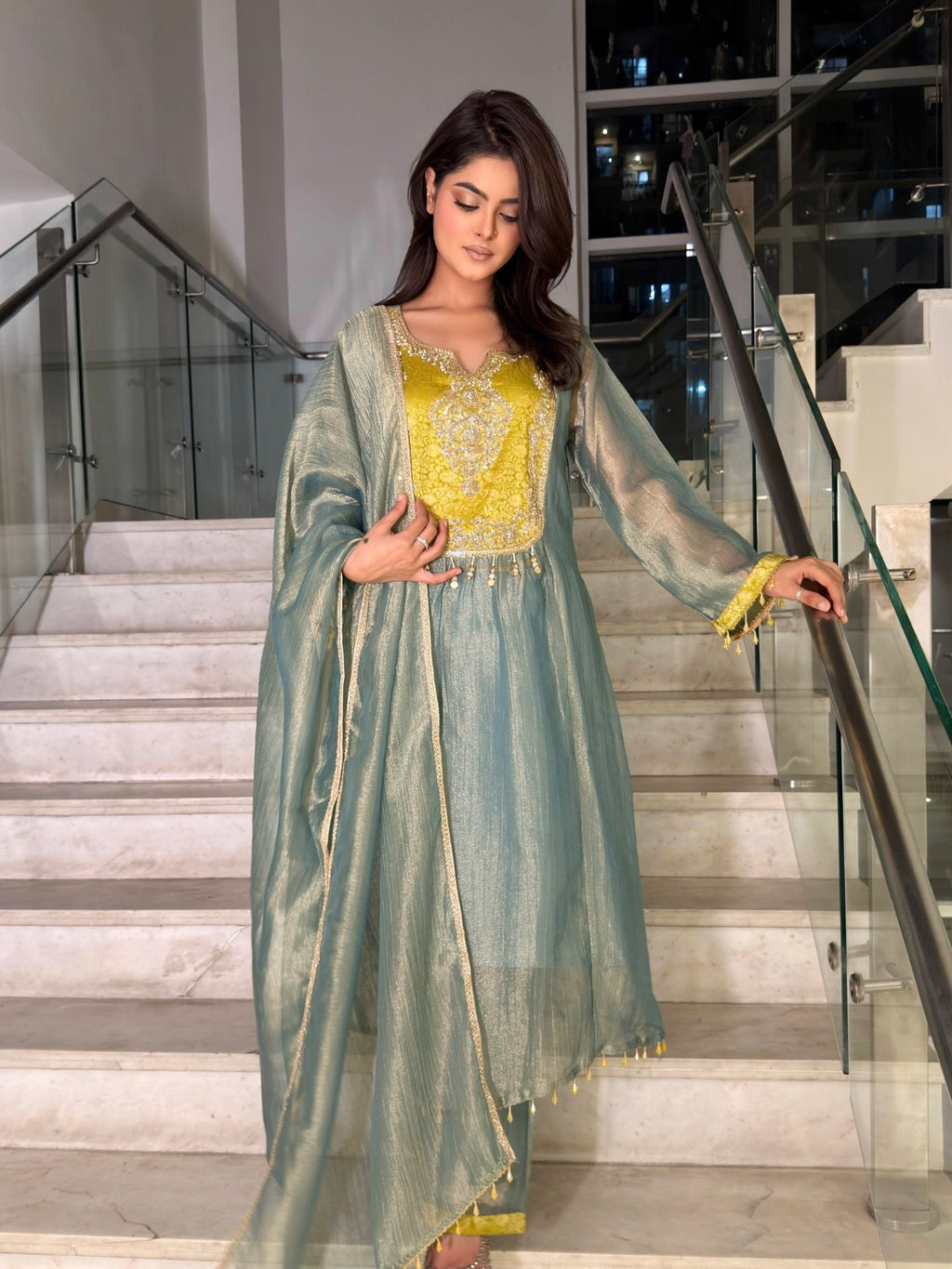 3 piece suit set with dupatta

