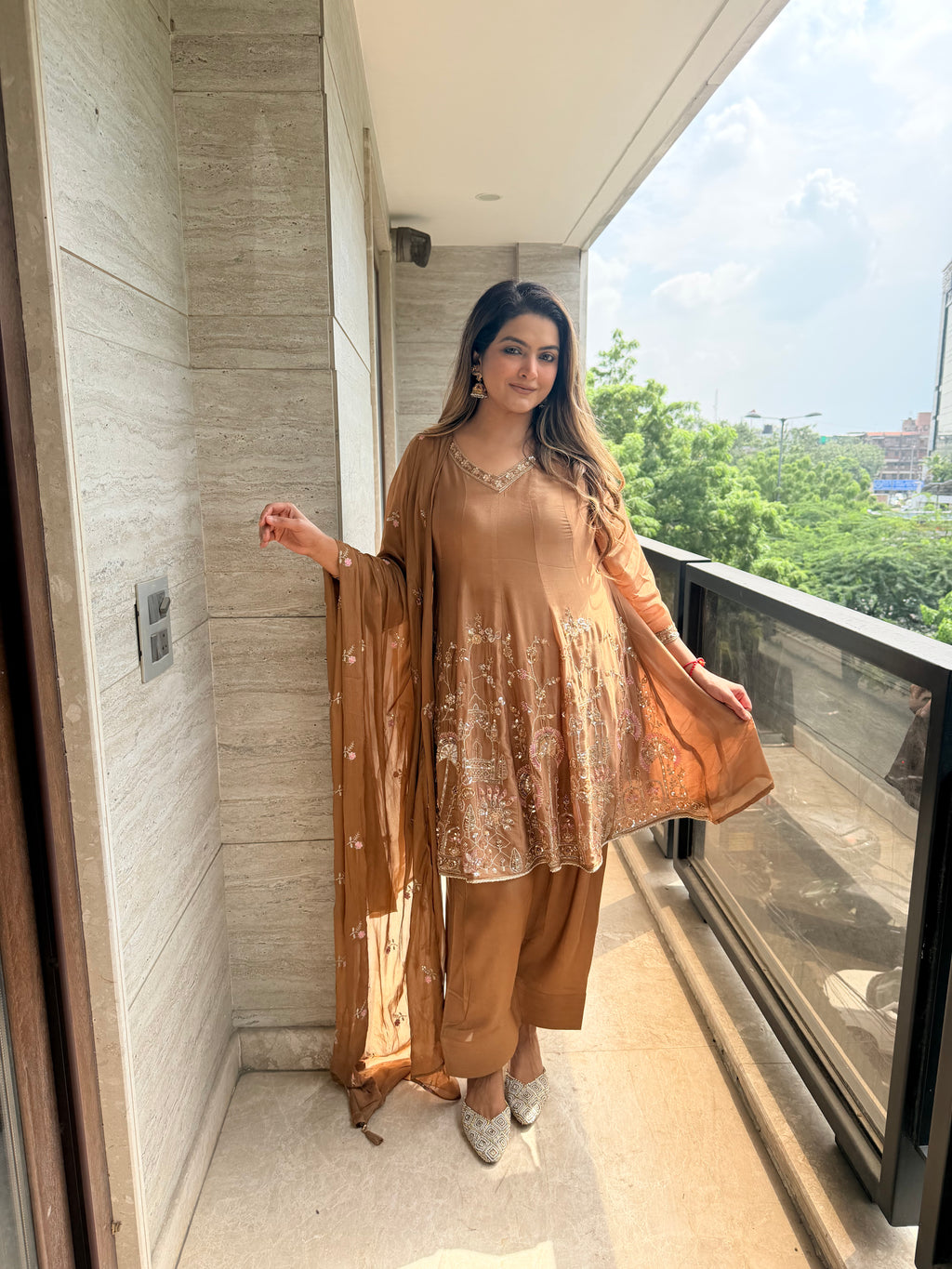 ethnic 3 piece suit set for women
