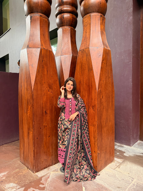 printed cotton suit set