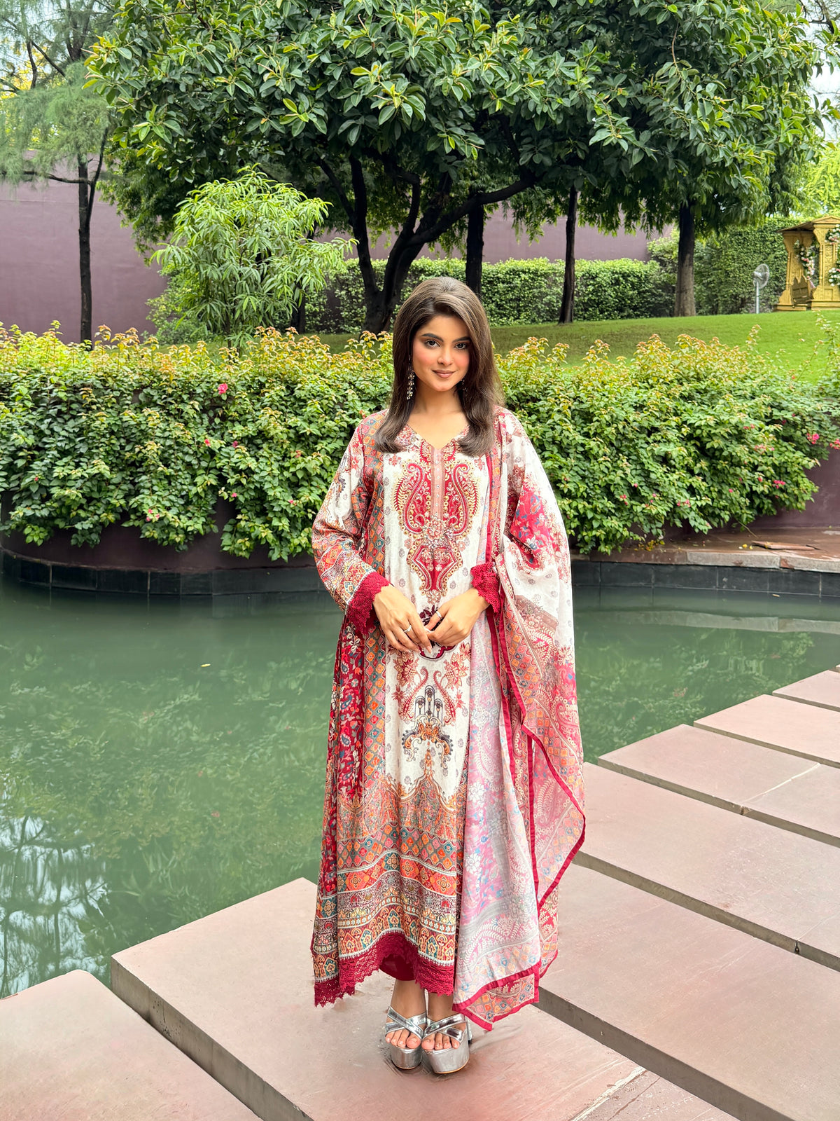 hand block printed cotton suit set
