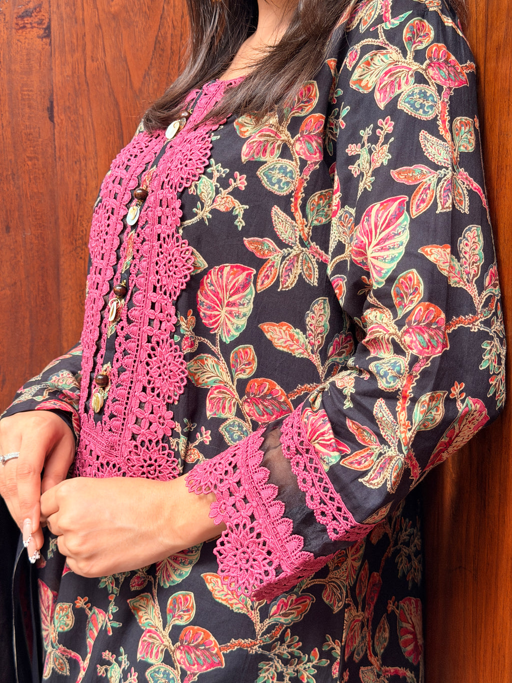 printed cotton suit set