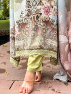 Floral print Suit With Dupatta