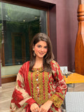 printed cotton suit set
