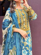 floral cotton suit set for women