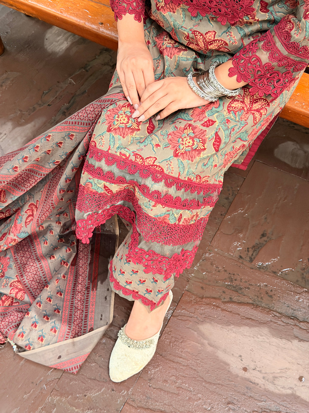 3 piece suit set with dupatta