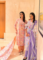 printed cotton suit set

