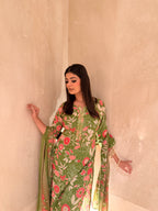 Floral print Suit With Dupatta
