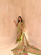 Floral print Suit With Dupatta
