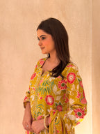 floral cotton suit set for women