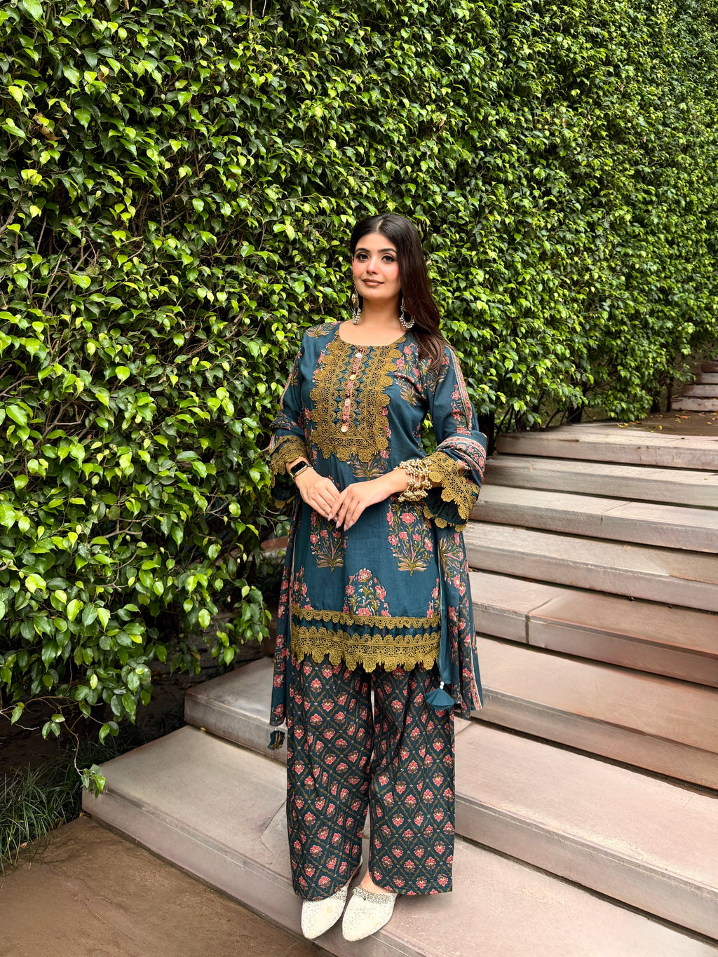 3 piece suit set with dupatta