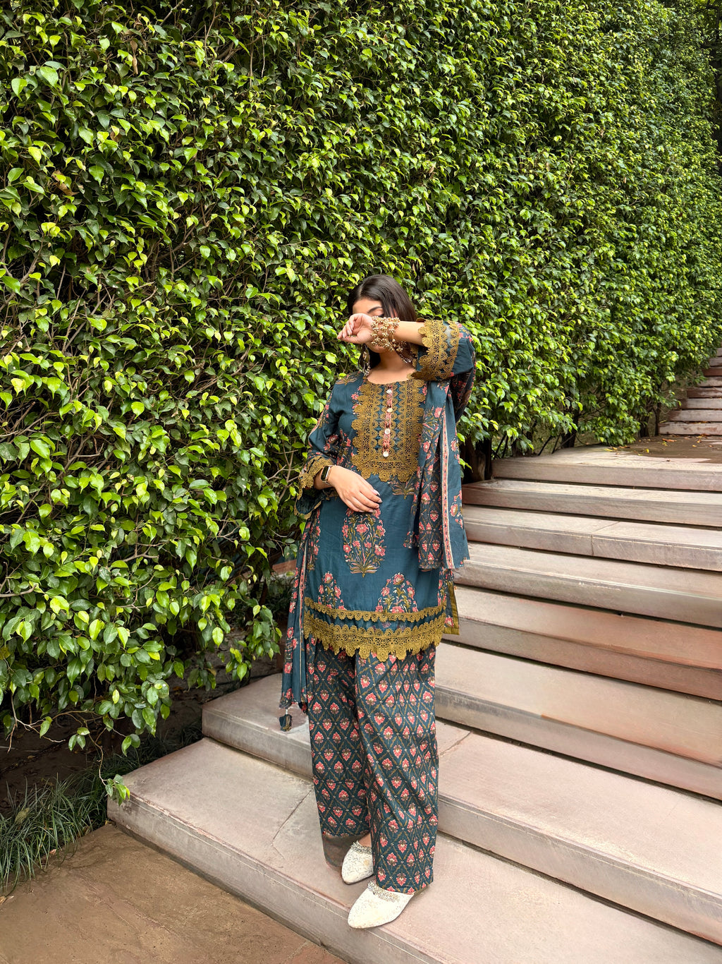 3 piece suit set with dupatta