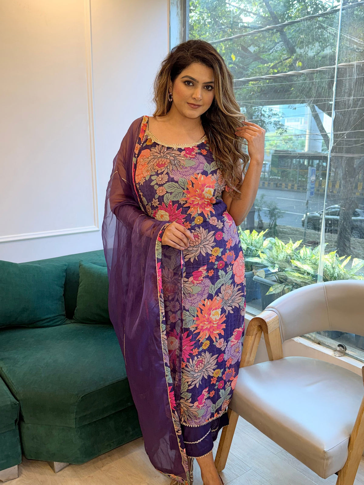 floral salwar suit online
