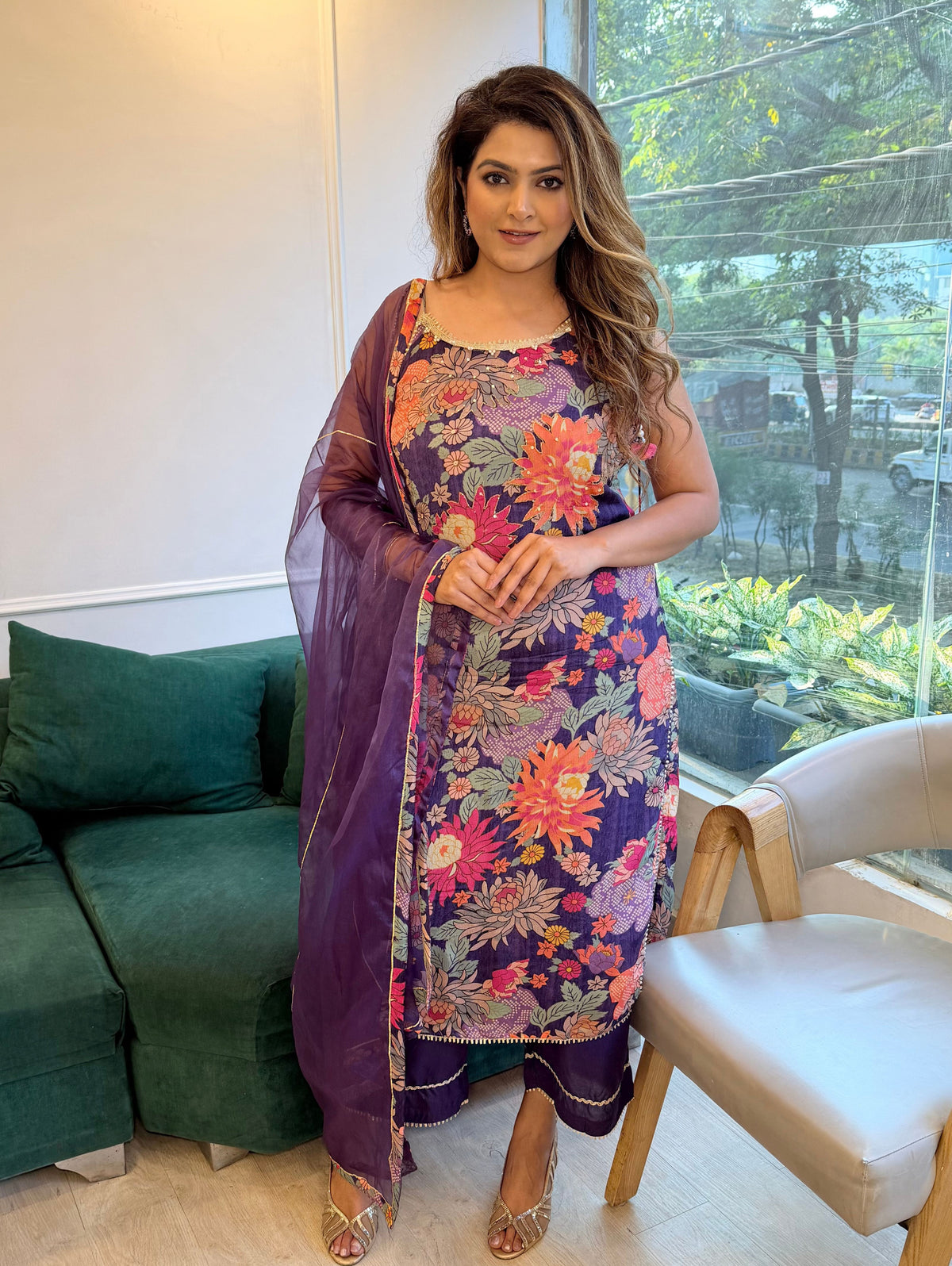 floral salwar suit online