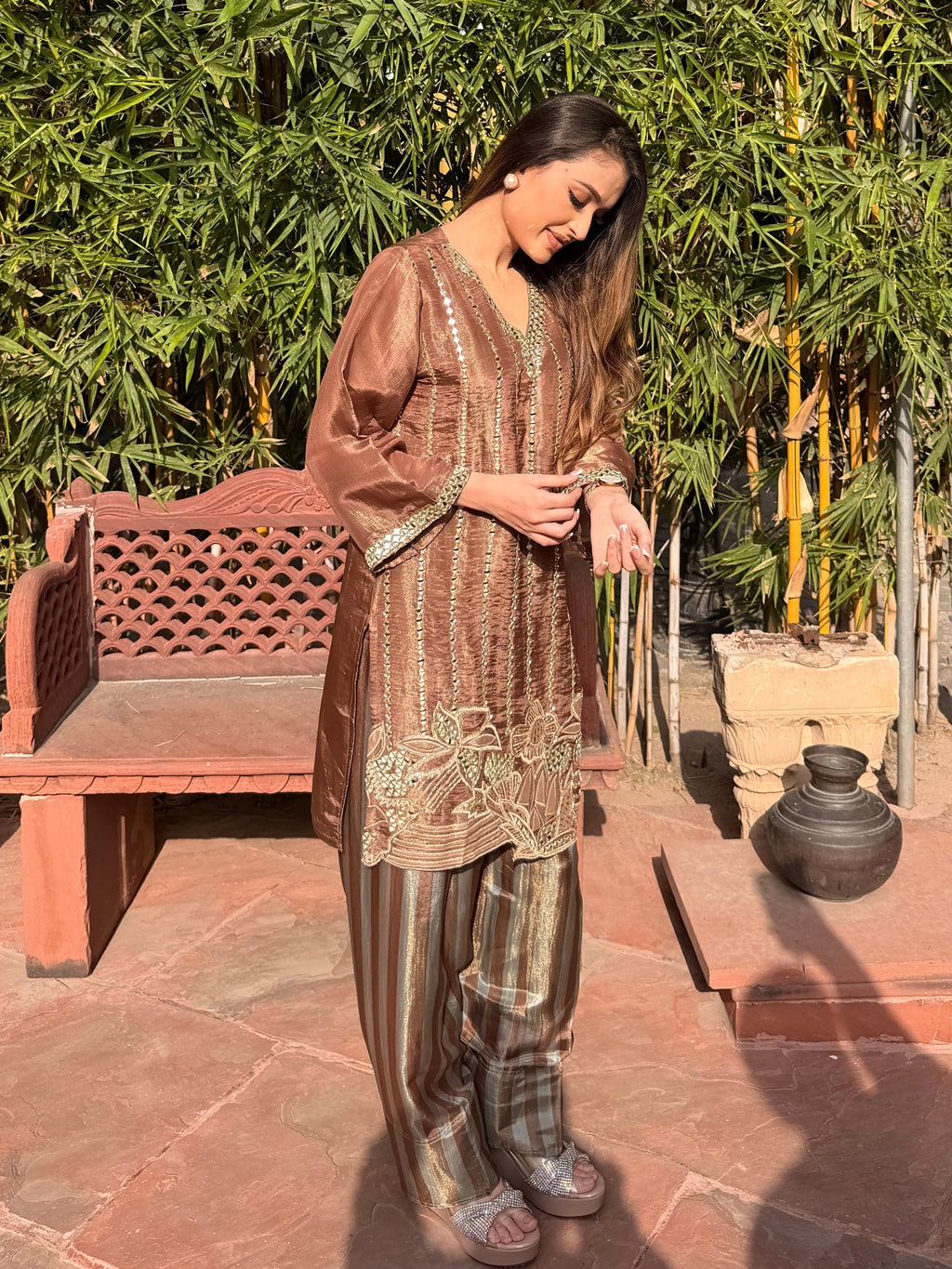 Javitri — 2-Piece Tissue Suit