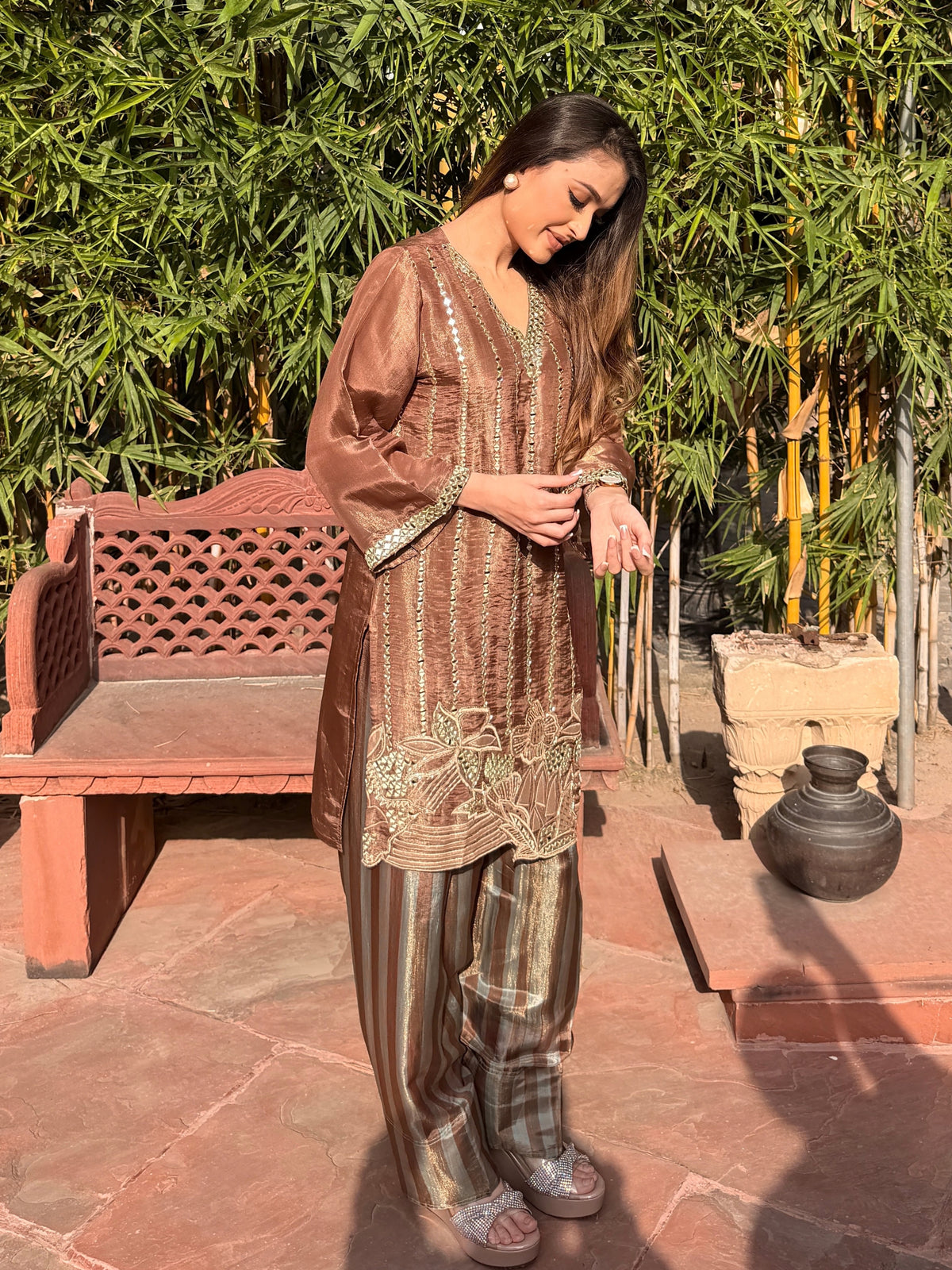 Javitri — 2-Piece Tissue Suit