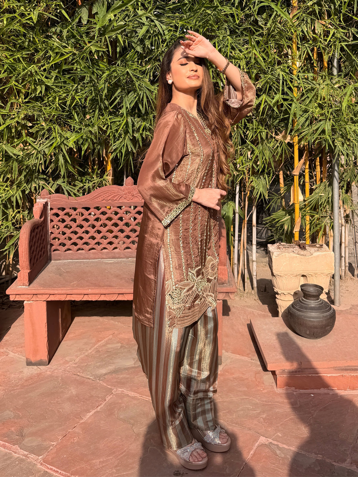 Javitri — 2-Piece Tissue Suit