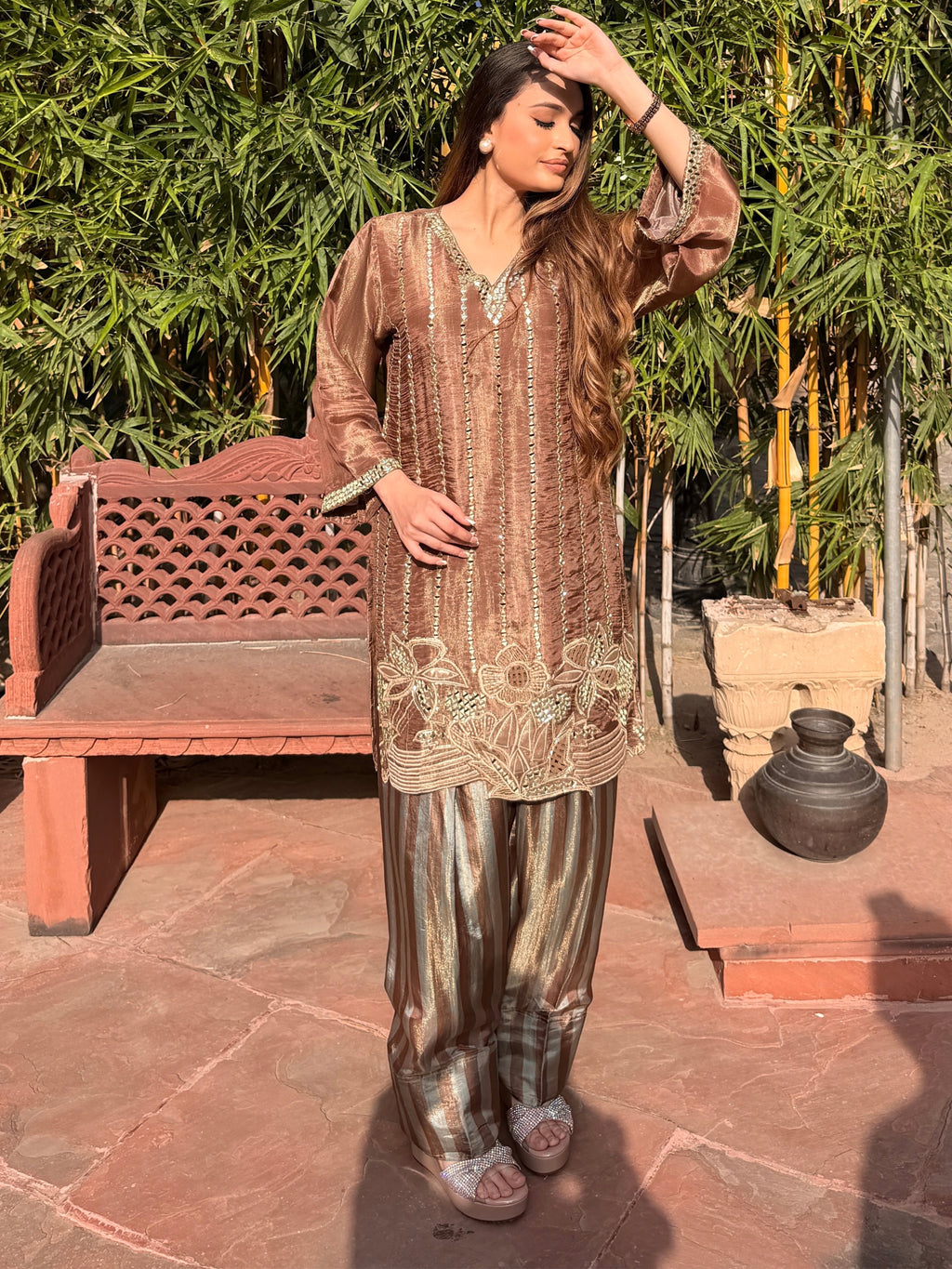 Javitri — 2-Piece Tissue Suit