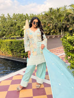 ethnic 3 piece suit set for women