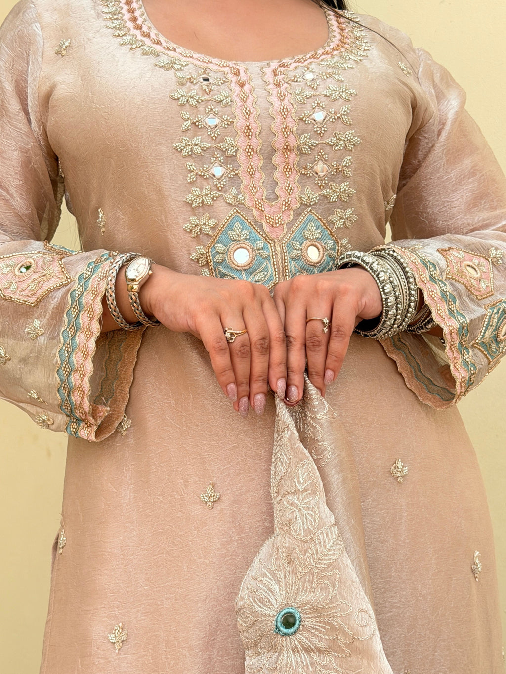 ethnic 3 piece suit set for women
