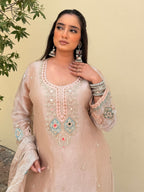 Blush Beige Pearl – 3 Piece Suit