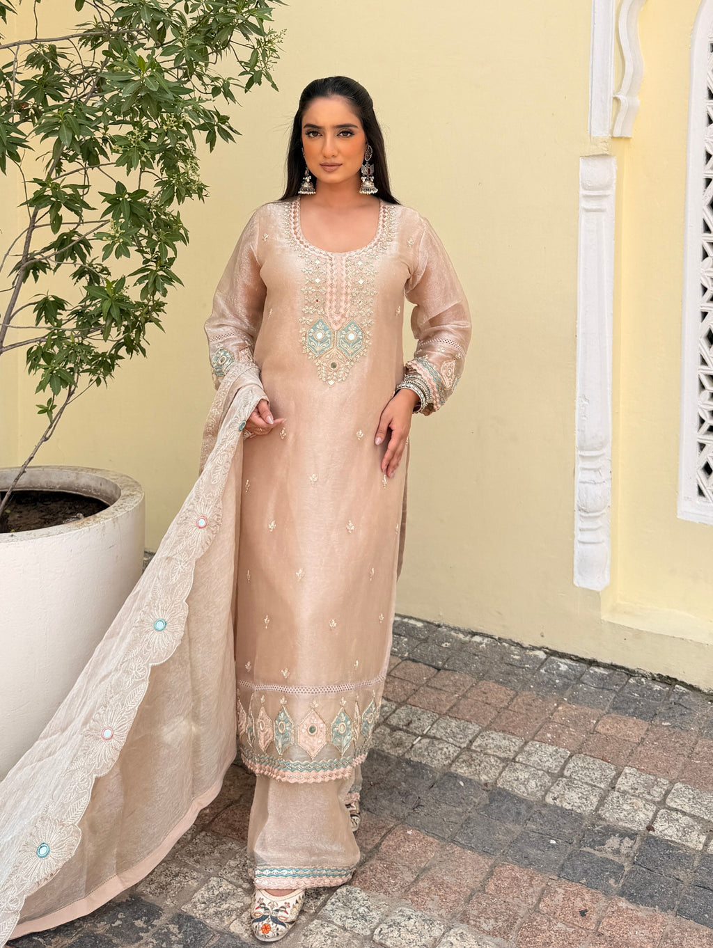 ethnic 3 piece suit set for women
