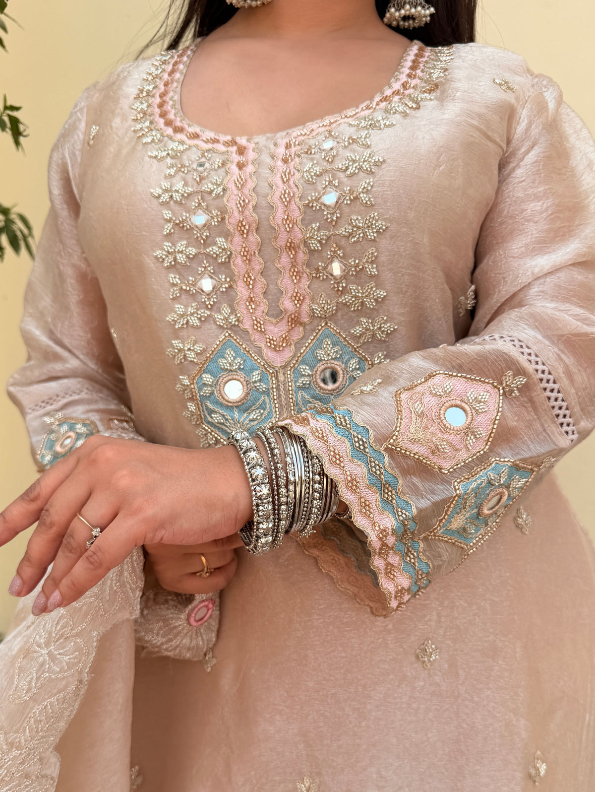 ethnic 3 piece suit set for women
