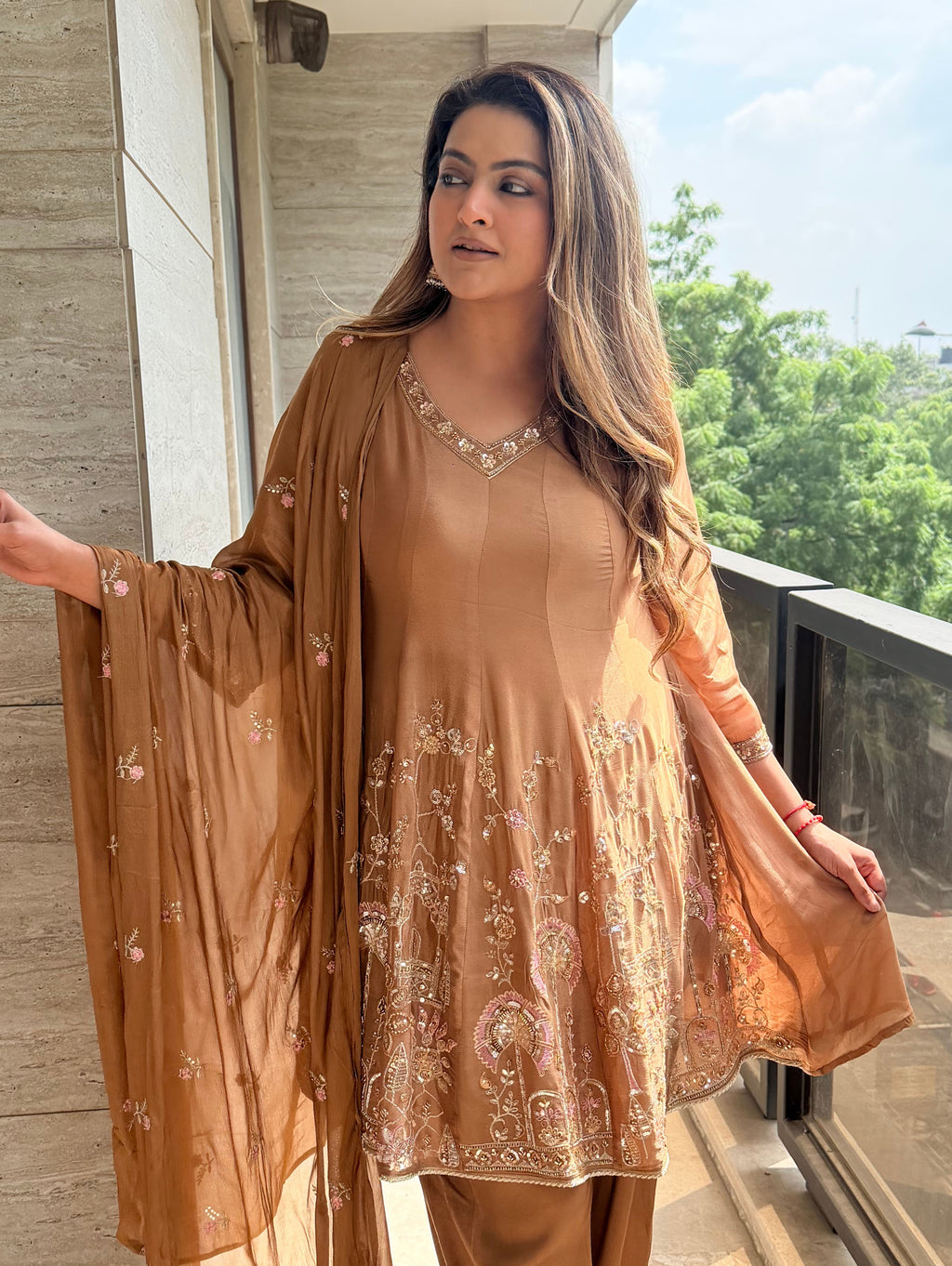ethnic 3 piece suit set for women
