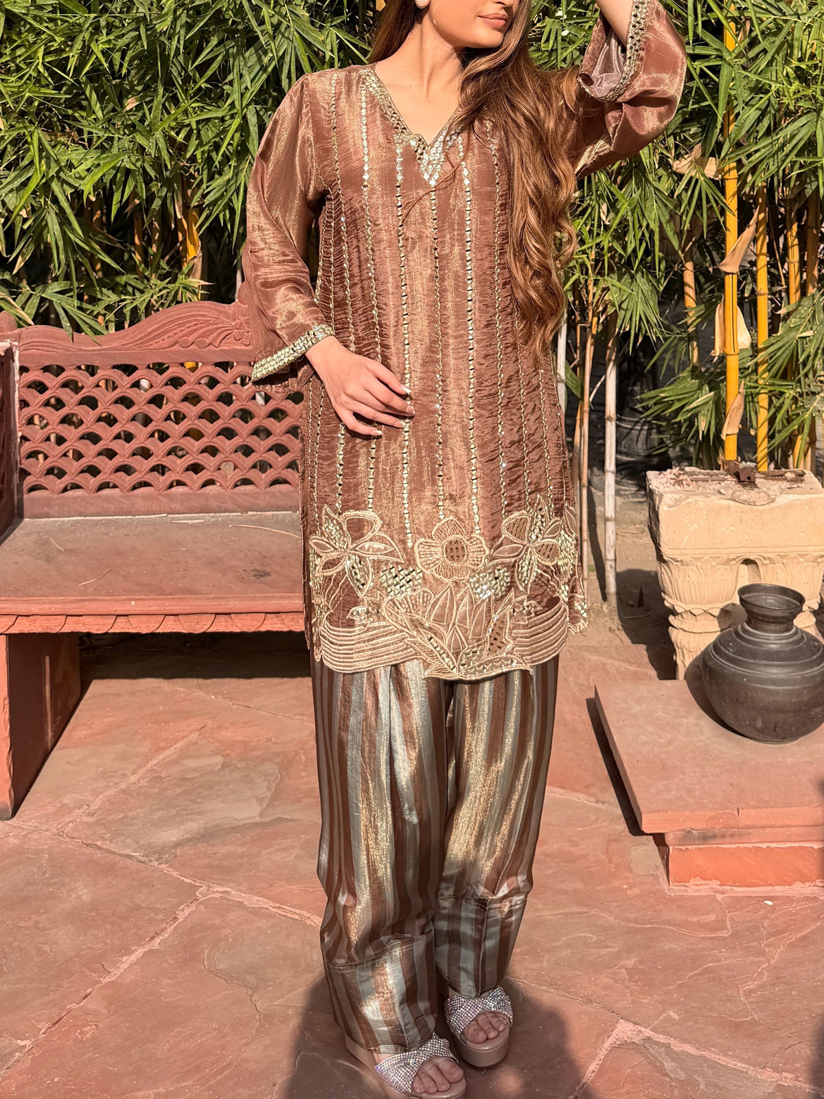 Javitri — 2-Piece Tissue Suit