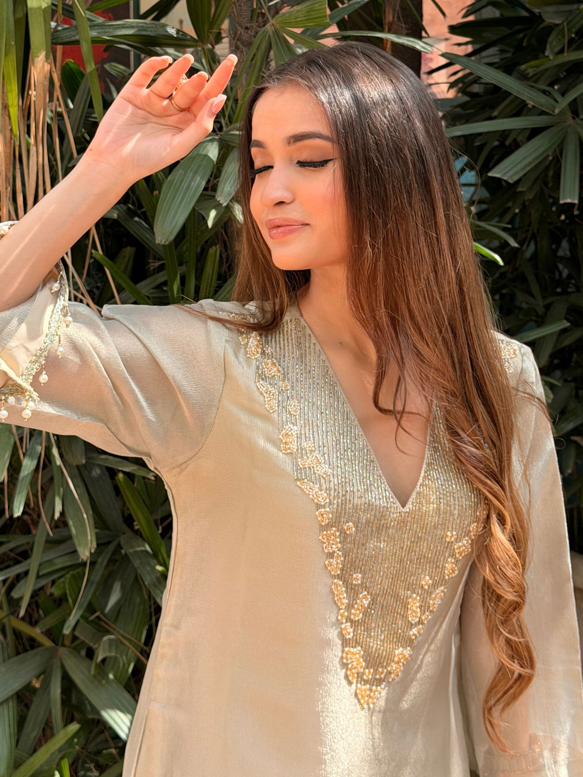 Kesar — 2-Piece Suit With Potli