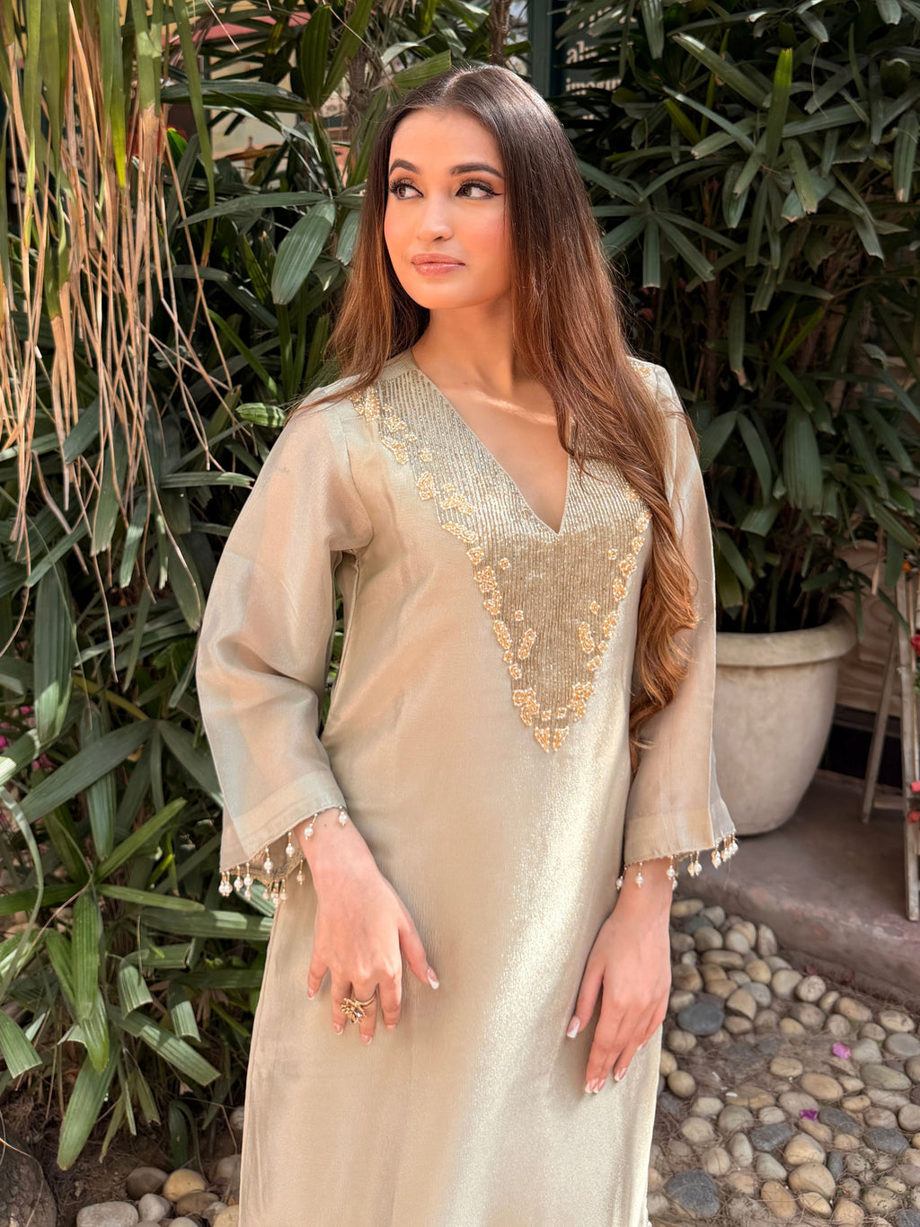 Kesar — 2-Piece Suit With Potli