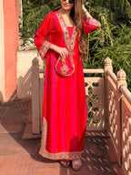 Kashmiri Mirch — 2-Piece Suit With Potli
