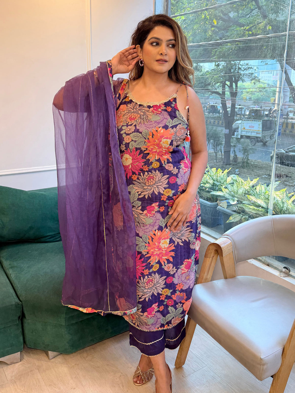 floral salwar suit online