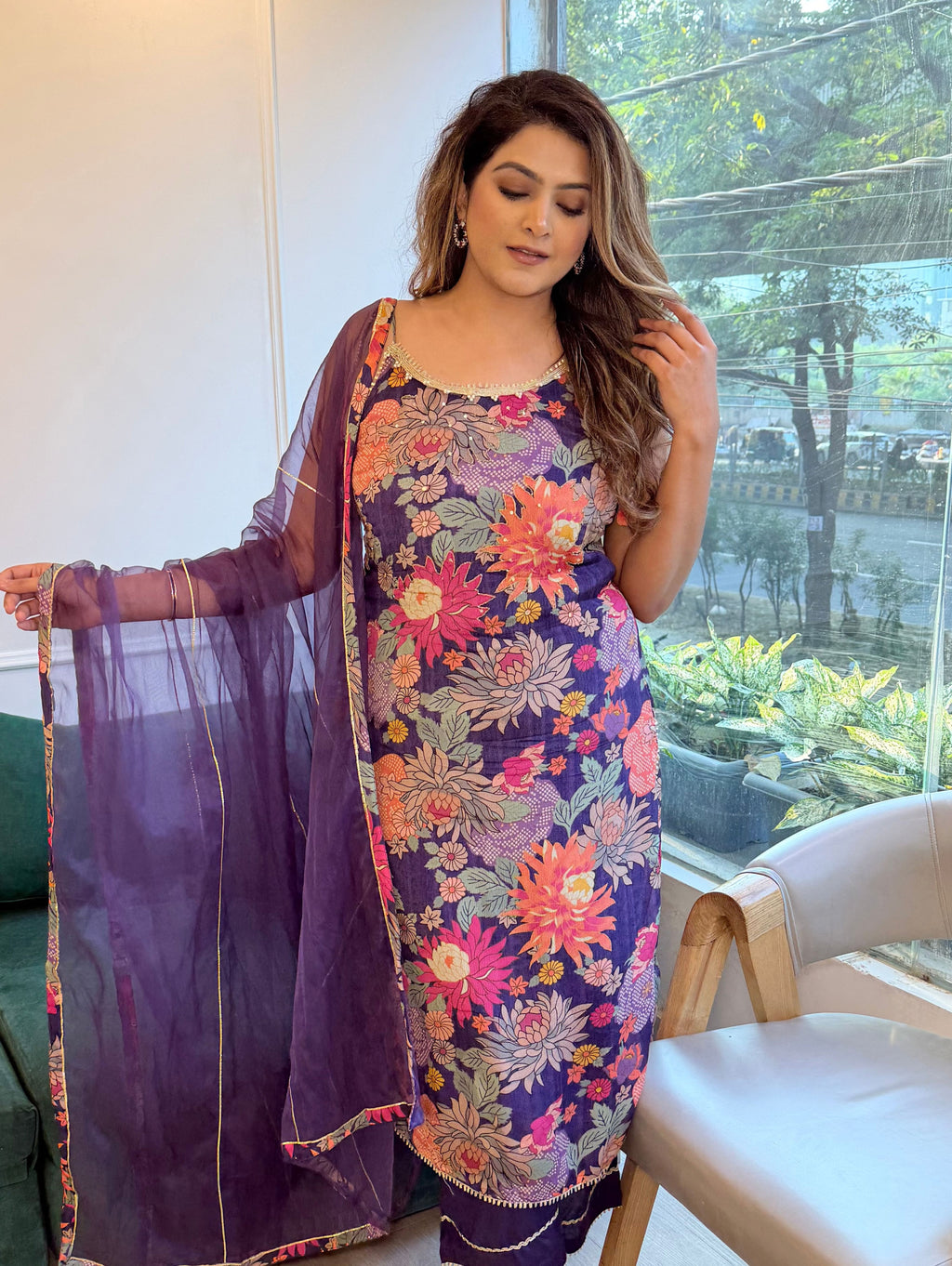 floral salwar suit online