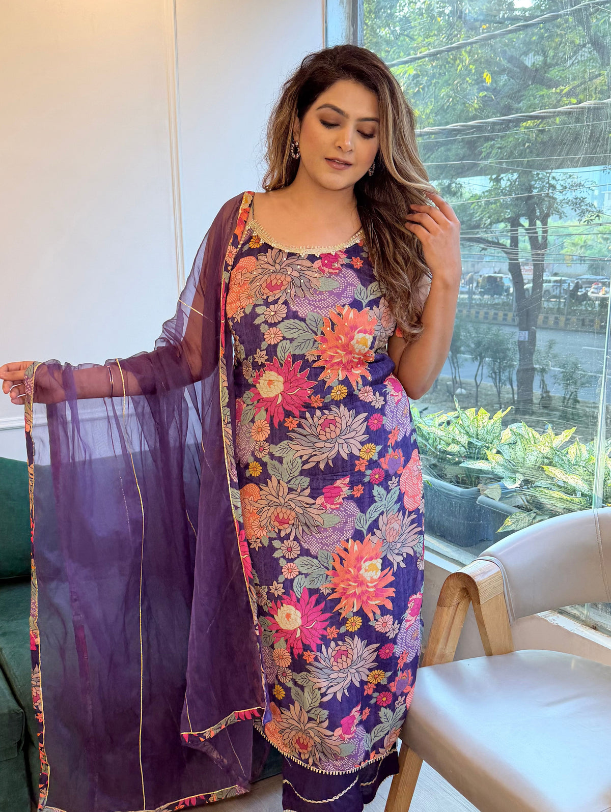 floral salwar suit online