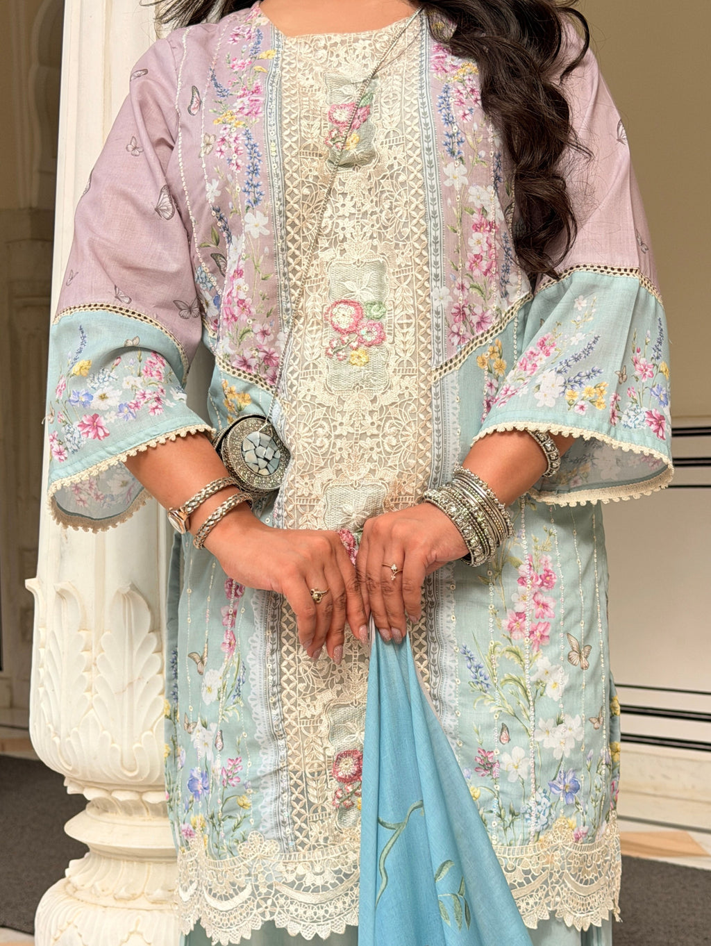 buy embroidered suit set online