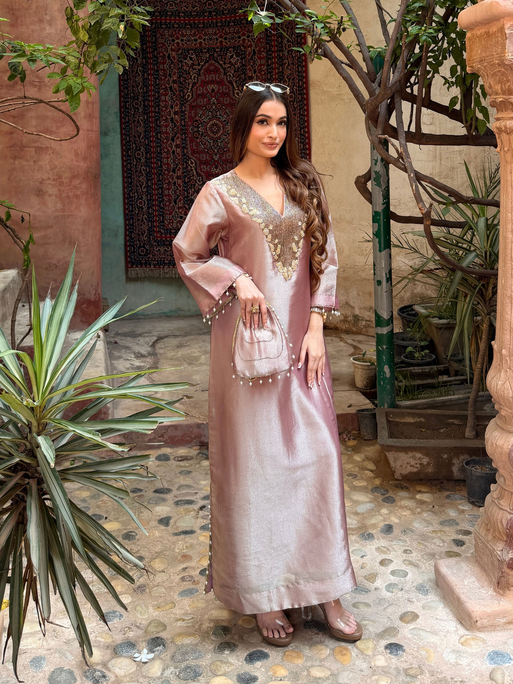 Gulab — 2-Piece Suit With Potli