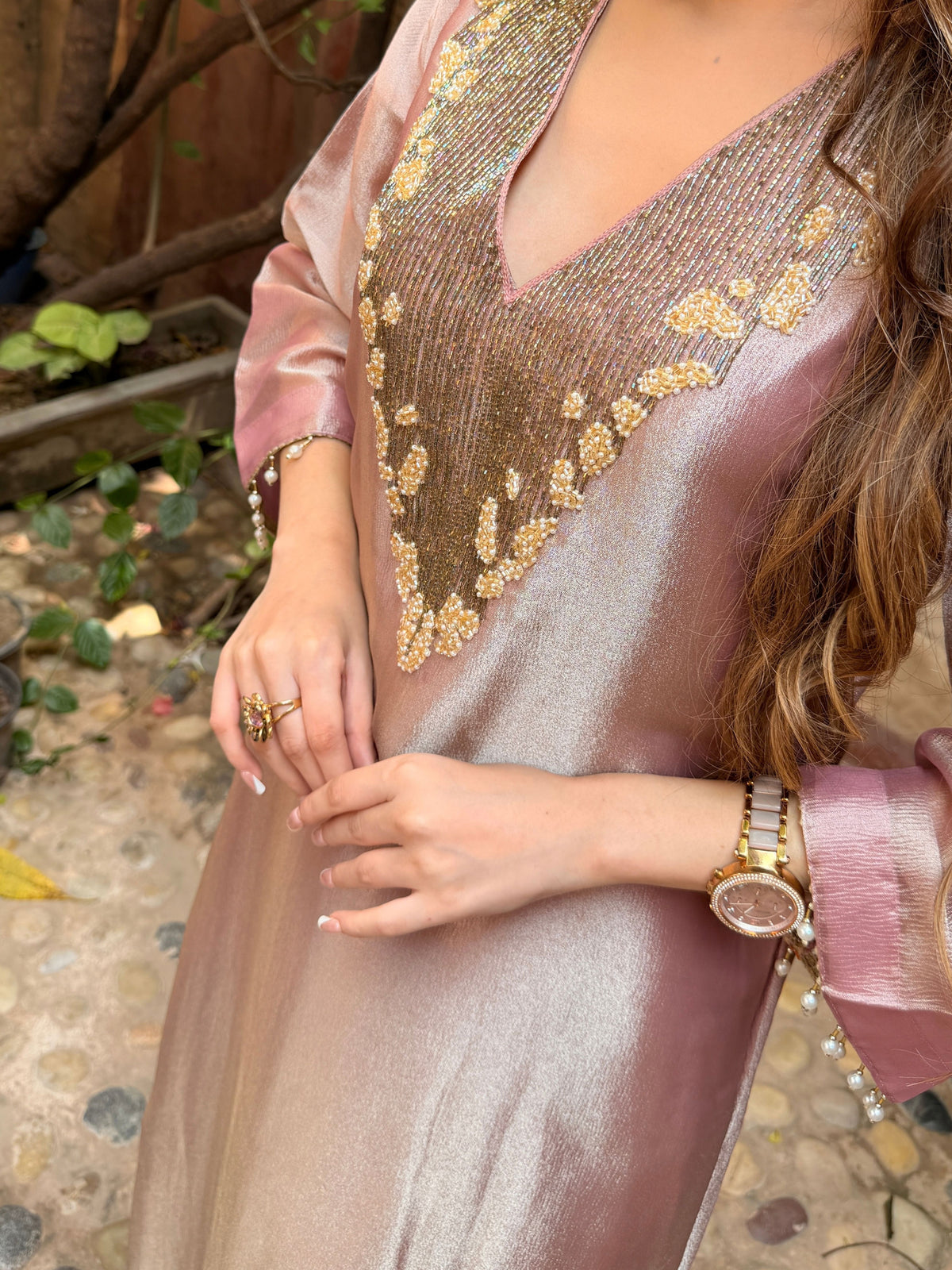Gulab — 2-Piece Suit With Potli